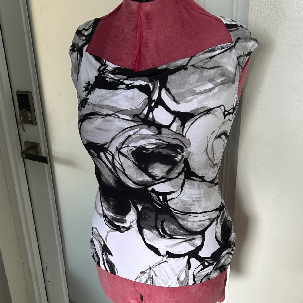 Express Monochrome Abstract Camisole